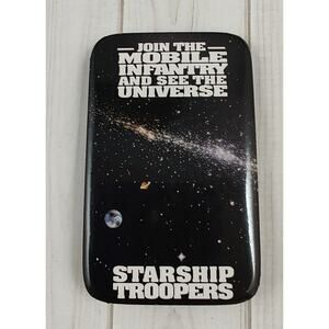 Starship Troopers Movie Promo See The Universe Button Pinback Pin Backpack